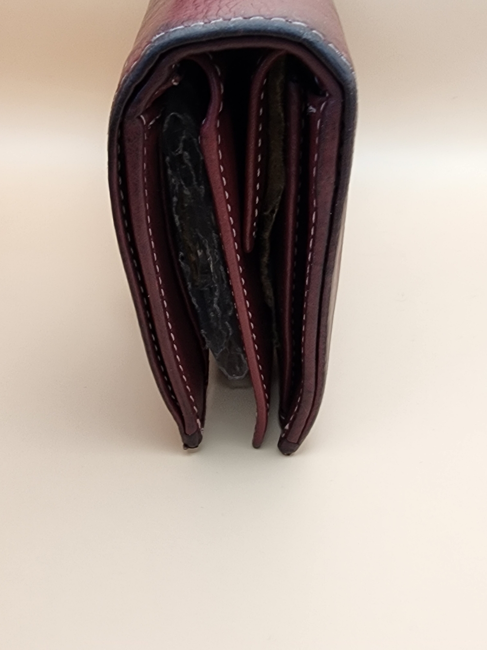 Marc Jacobs Burgundy Leather Turnlock Wallet - Picture 4 of 16